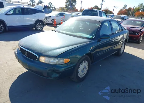 2001 Buick Century Custom из США, поврежденный, VIN 2G4WS52J711238629